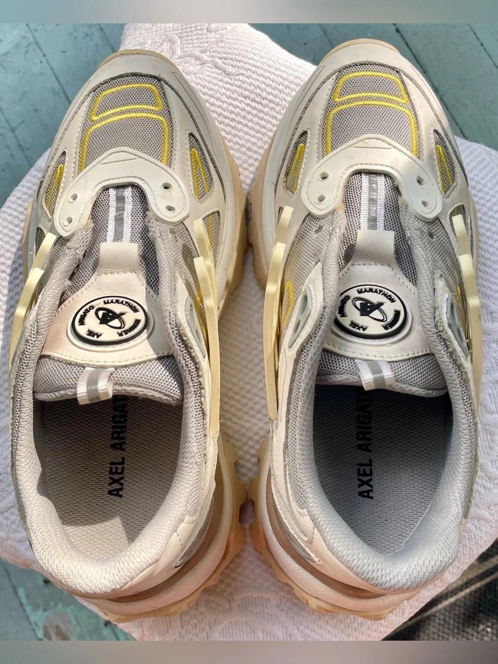 Axel Arigato Marathon R-Tic Mesh & Leather Sneakers Size 6
